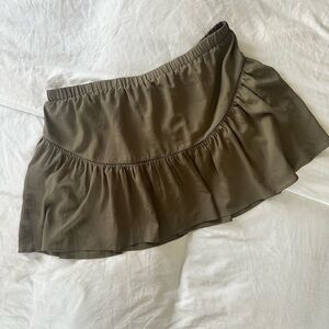 Banana Republic Khaki Green Skirt